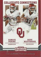Samaje Perine, Dede Westbrook #6 Football Cards 2017 Panini Contenders Draft Picks Collegiate Connections Prices