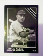 Chuck Klein Baseball Cards 1992 Conlon Collection Prices