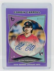 Corbin Carroll [Purple] #AC-CC Baseball Cards 2023 Topps Brooklyn Collection Autographs Prices