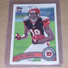 A.J. Green [Running Forward] #151 Football Cards 2011 Topps Prices