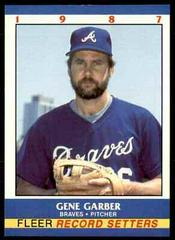 Gene Garber Baseball Cards 1987 Fleer Record Setters Prices