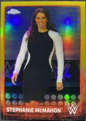 Stephanie McMahon [Gold] #67 Wrestling Cards 2015 Topps Chrome WWE Prices