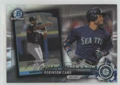 Robinson Cano Baseball Cards 2017 Topps Chrome Bowman Then & Now Prices