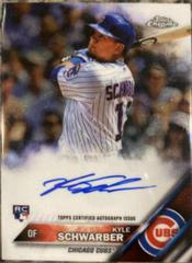 Kyle Schwarber #RA-KSC Baseball Cards 2016 Topps Chrome Rookie Autographs Prices
