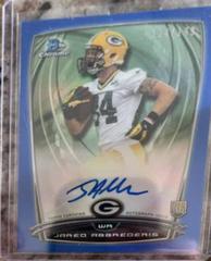 Jared Abbrederis [Blue] Football Cards 2014 Bowman Chrome Rookie Refractor Autographs Prices