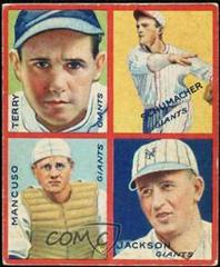 Jackson, Mancuso [Schumacher, Terry] Baseball Cards 1935 Goudey 4 in 1 Prices