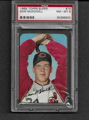 Sam McDowell #14 Baseball Cards 1969 Topps Super Prices