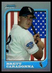Brett Caradonna [Refractor] #285 Baseball Cards 1997 Bowman Chrome International Prices