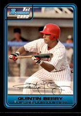 Quintin Berry #DP53 Baseball Cards 2006 Bowman Draft Picks Prices