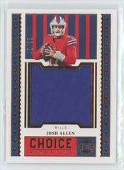 Josh Allen #CHM-15 Football Cards 2022 Panini Encased Choice Materials Prices