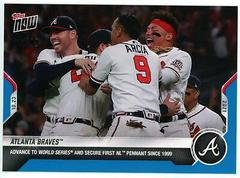 Atlanta Braves [Blue] Baseball Cards 2021 Topps Now Prices