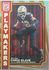 Chris Olave [Gold] #PM-13 Football Cards 2023 Panini Donruss Elite Playmakers Prices