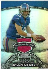 Eli Manning [Jersey] Football Cards 2008 Bowman Sterling Prices