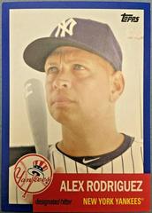 Alex Rodriguez [Blue Border] #86 Baseball Cards 2016 Topps Archives Prices