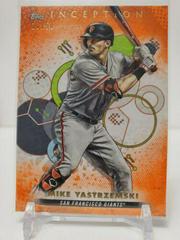 Mike Yastrzemski [Orange] Baseball Cards 2022 Topps Inception Prices