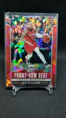 Damian Lillard [Blue Cracked Ice] #21 Basketball Cards 2018 Panini Contenders Optic Front Row Seat Prices