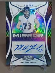 Marshal Yanda [Teal] #MS-MY Football Cards 2022 Panini Certified Mirror Signatures Prices