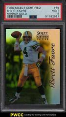 Brett Favre [Mirror Gold] #85 Football Cards 1996 Select Certified Prices