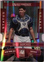 Gary Sanchez [Red Status Autograph] #34 Baseball Cards 2010 Donruss Elite Extra Edition Prices