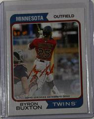 Byron Buxton [Special Edition Red Ink] #ROA-BB Baseball Cards 2023 Topps Heritage Real One Autographs Prices