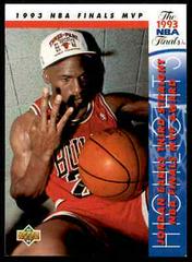 1993-94 Upper Deck Chicago Bulls NBA Finals Card #208 1992-93 Bulls