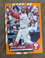 Bryce Harper [Electric Orange] #3 Baseball Cards 2023 Topps Big League Prices