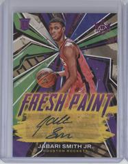 Jabari Smith Jr. [Pink] #FP-JSH Basketball Cards 2022 Panini Court Kings Fresh Paint Autographs Prices