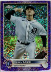 Casey Mize [Purple Speckle] Baseball Cards 2022 Topps Chrome Prices