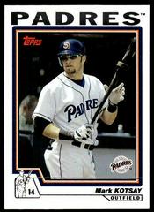 Mark Kotsay #3 Baseball Cards 2004 Topps Prices