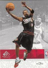 Allen Iverson #41 Basketball Cards 2000 SP Game Floor Prices