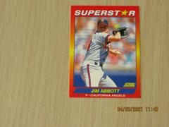 Jim Abbott #19 Baseball Cards 1992 Score Superstars Prices