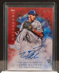 Jose De Leon [Autograph Red] Baseball Cards 2017 Topps Inception Prices