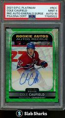 Cole Caufield [Emerald Surge] #R-CC Hockey Cards 2021 O-Pee-Chee Rookie Autographs Prices
