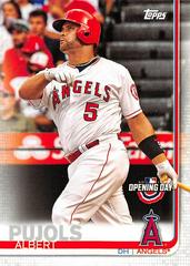Albert Pujols #65 Baseball Cards 2019 Topps Opening Day Prices