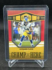 Leonard Floyd [Red] #CH-5 Football Cards 2022 Panini Donruss Champ is Here Prices