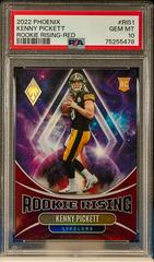 Kenny Pickett [Red] #RIS-1 Football Cards 2022 Panini Phoenix Rookie Rising Prices