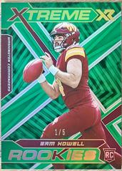 Sam Howell [Green] #XTR-5 Football Cards 2022 Panini XR Xtreme Rookies Prices