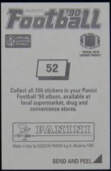 Steve Atwater #52 Football Cards 1990 Panini Sticker Prices