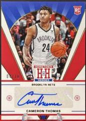 Cameron Thomas [Gold] Basketball Cards 2021 Panini Chronicles Hometown Heroes Rookie Autographs Prices