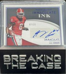 A. J. Green [Blue] Football Cards 2022 Panini Immaculate Collegiate Ink Autographs Prices