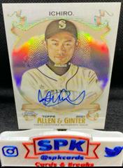 Ichiro #AGA-I Baseball Cards 2021 Topps Allen & Ginter Chrome Autographs Prices