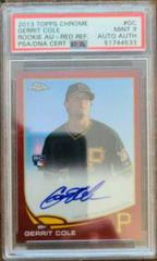 Gerrit Cole [Red Refractor] #GC Baseball Cards 2013 Topps Chrome Rookie Autograph Prices