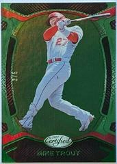 Mike Trout [Green] Baseball Cards 2021 Panini Chronicles Certified Prices