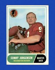 Sonny Jurgensen Football Cards 1968 Topps Prices
