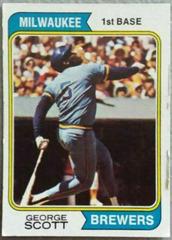George Scott Baseball Cards 1974 Topps Prices