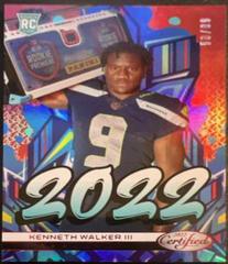 Kenneth Walker III [Red] Football Cards 2022 Panini Certified 2022 Prices