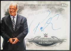 Paul Heyman Wrestling Cards 2015 Topps WWE Undisputed Autographs Prices