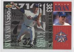 Nolan Ryan #1 Baseball Cards 1995 All Star FanFest Nolan Ryan Prices