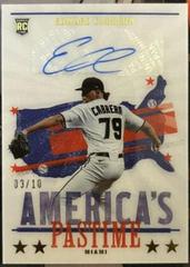 Edward Cabrera Baseball Cards 2022 Panini Chronicles America's Pastime Autographs Prices