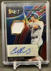 Cal Raleigh [Tri Color] #RJA-CR Baseball Cards 2022 Panini Select Rookie Jersey Autographs Prices